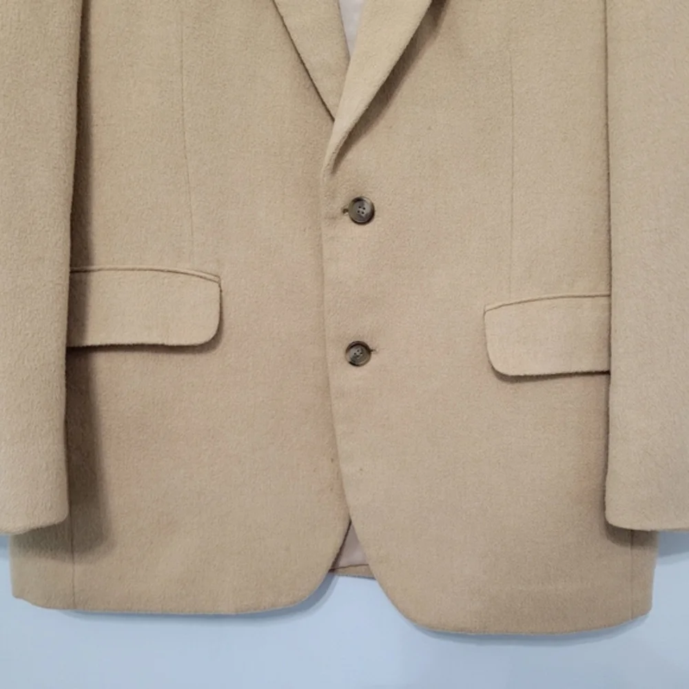 Jos. A Bank 100% Camel Hair Sports Coat Size‎ 40S Tan Office Church **Read**